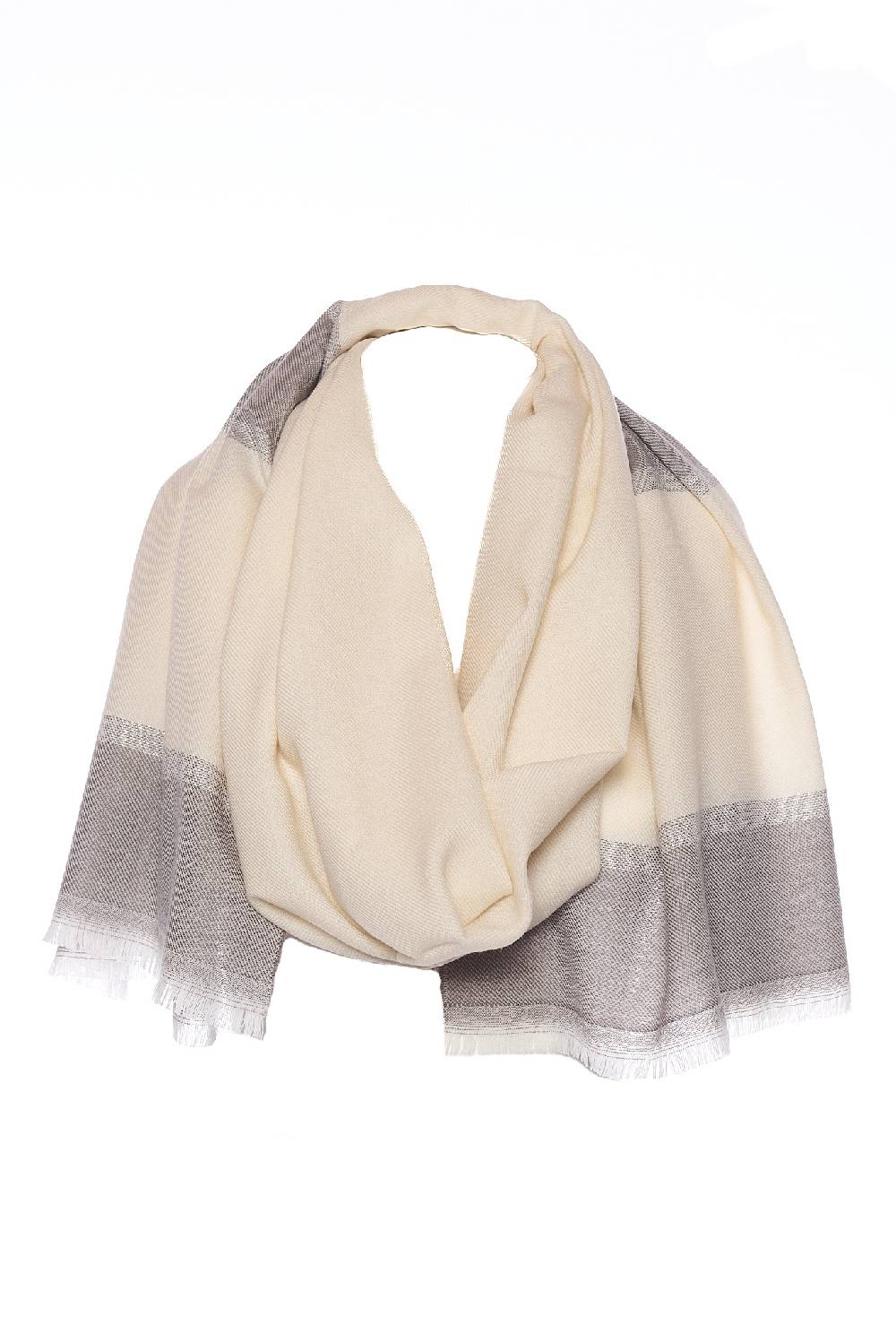 Rrocco Ragni Sciarpa bicolore con lurex