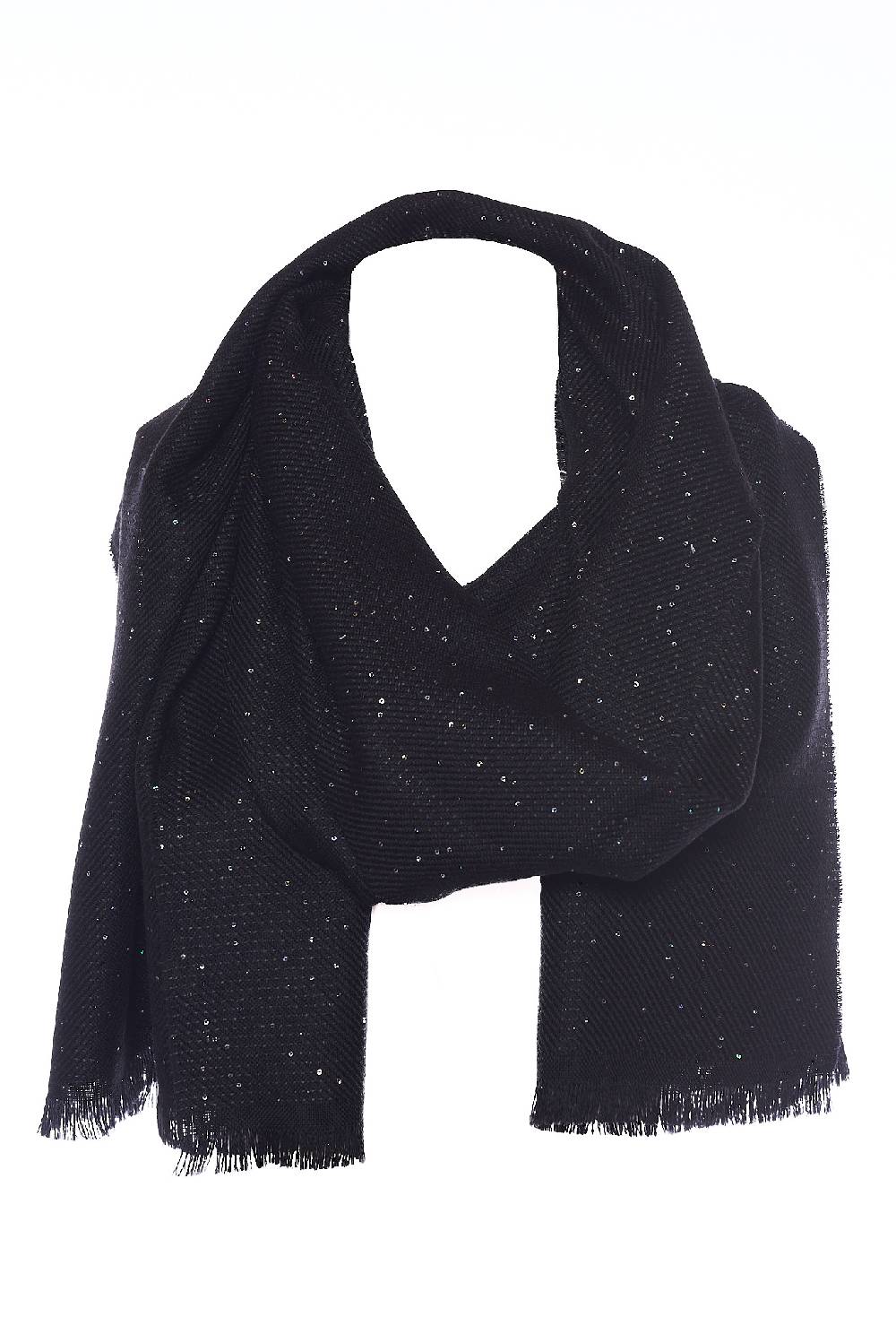 Rrocco Ragni Sciarpa Con Micropaillettes