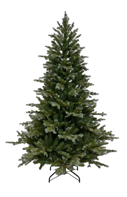 Leroymerlin Albero di Natale artificiale innevato Olaf verde H 210 cm x Ø 142 cm