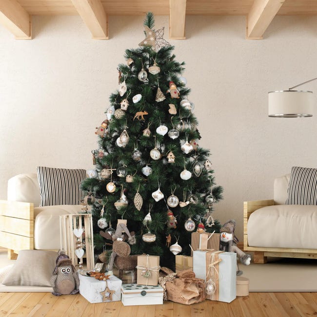 Leroymerlin Albero Di Natale Artificiale Marittimo Verde H 210 Cm X Ø 125 Cm