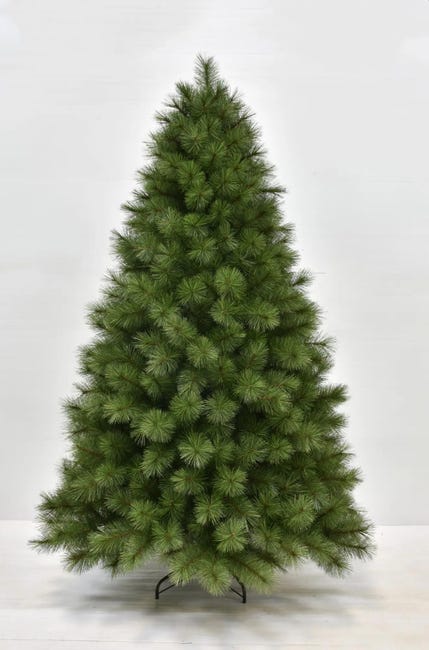 Leroymerlin Albero Di Natale Artificiale Montgomery Verde H 210 Cm X Ø 140 Cm