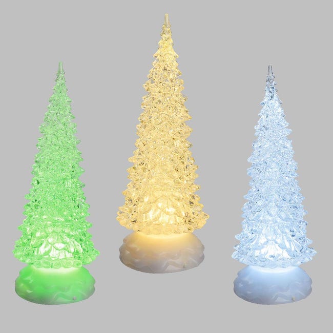 Leroymerlin Albero Luminoso Ghiaccio Multicolore H 27 Cm