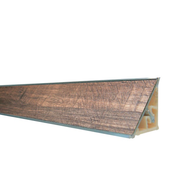 Leroymerlin Alzatina Vintage alluminio noce L 300 cm x H 2.7 cm spessore 19 mm