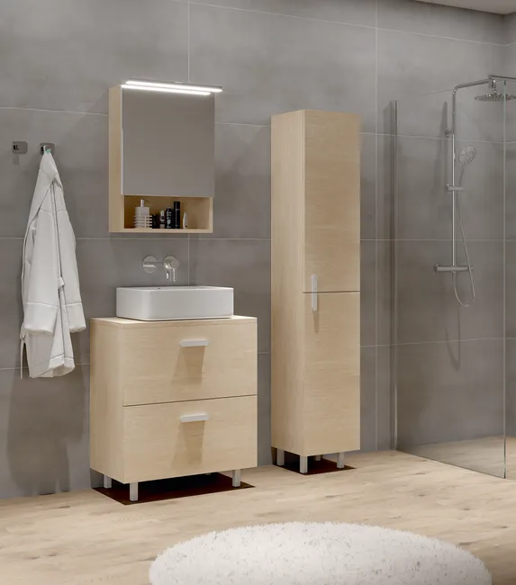 Leroymerlin Applique LED Bagno Moderno Slim 50 Cromo INSPIRE