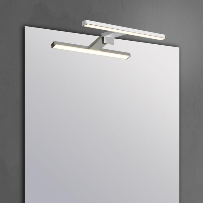 Leroymerlin Applique LED bagno moderno Slim 50 cromo INSPIRE