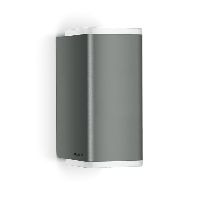 Leroymerlin Applique LED Moderno Da Esterno L 930 M Grigio Con Sensore Crepuscolare STEINEL IP44