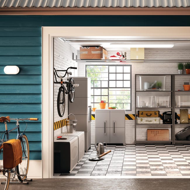 Leroymerlin Armadio Alto Trasforming Modular 4 In Resina Grigio L 78 X H 185 X P 44 Cm 2 Ante Adatto Per Interno/esterno