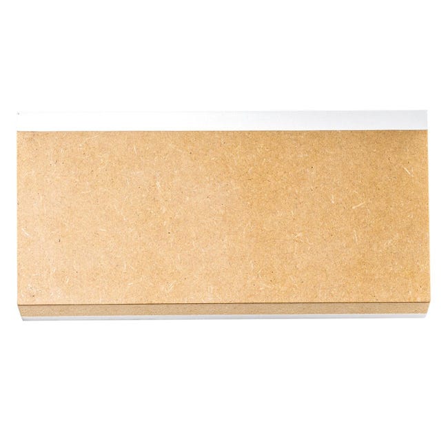 Leroymerlin Battiscopa Classic Ducale In Mdf Bianco Sp 15 Mm X H 10 X L 240 Cm / 2.4 M