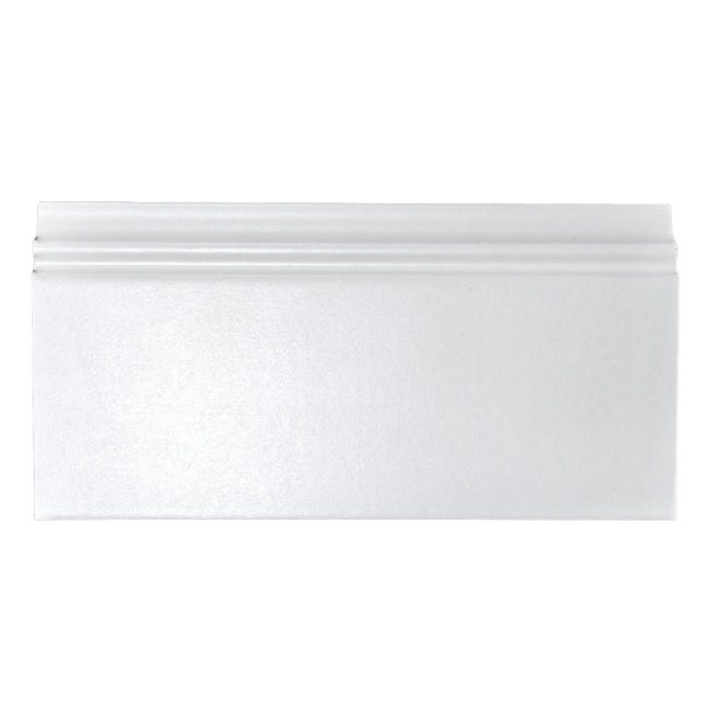 Leroymerlin Battiscopa Classic Ducale In Mdf Bianco Sp 15 Mm X H 10 X L 240 Cm / 2.4 M