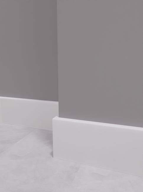 Leroymerlin Battiscopa Classic In Mdf Bianco Sp 10 Mm X H 6.5 X L 220 Cm 10 Pezzi / 22 M