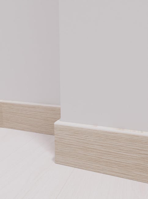 Leroymerlin Battiscopa Classic Young In Mdf Rovere Sp 10 Mm X H 6.5 X L 220 Cm / 2.2 M