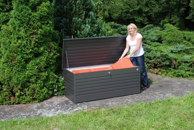 Leroymerlin Baule BIOHORT 130 In Acciaio Grigio Scuro L 134 X H 71 X P 62 Cm