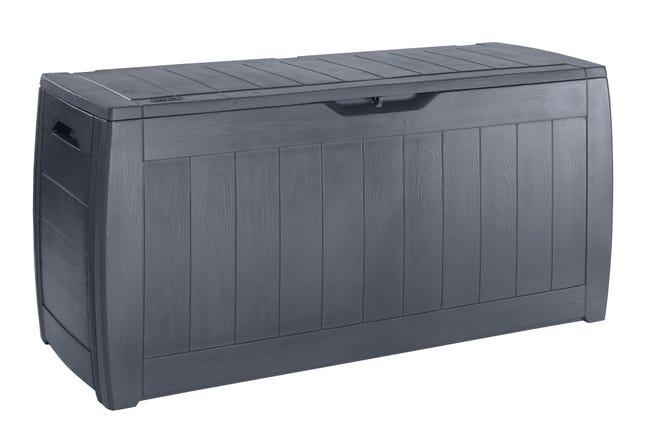 Leroymerlin Baule KETER Hollywood in polipropilene antracite L 118 x H 57 x P 45 cm
