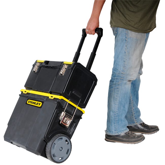Leroymerlin Baule Porta Utensili STANLEY Workcenter 3 In 1 43 L In Polipropilene L28.4 X H63 X P28.4 Cm