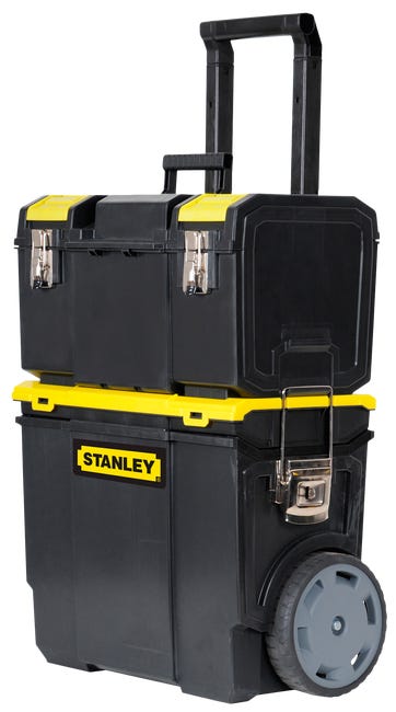 Leroymerlin Baule Porta Utensili STANLEY Workcenter 3 In 1 43 L In Polipropilene L28.4 X H63 X P28.4 Cm