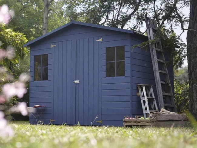 Leroymerlin Casetta Da Giardino DECOR ET JARDIN In Legno Bouganville Con Porta Battente Semplice Superficie Totale 5.35 M² E Spessore Parete 12 Mm