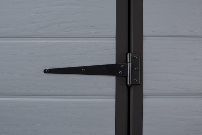 Leroymerlin Casetta Da Giardino KETER In Polipropilene Exclusive Grigio Chiaro Con Porta Doppio Battente Superficie Totale 2.81 M² E Spessore Parete 16 Mm