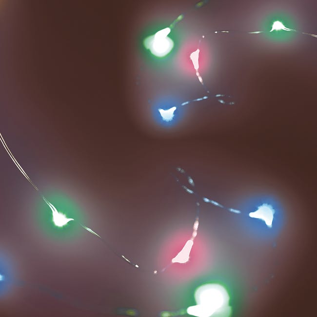 Leroymerlin Catena Luminosa 10 Lampadine LED Multicolore Micro 1 M