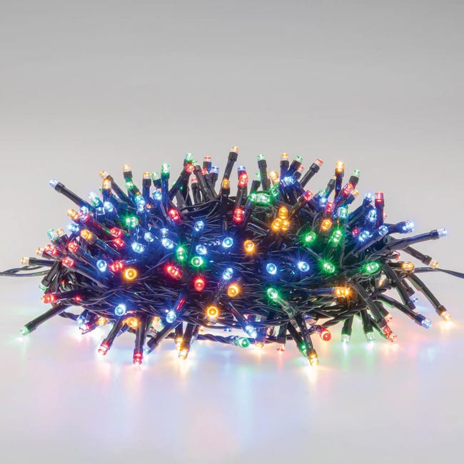 Leroymerlin Catena Luminosa 300 Lampadine LED Multicolore 12.5 M