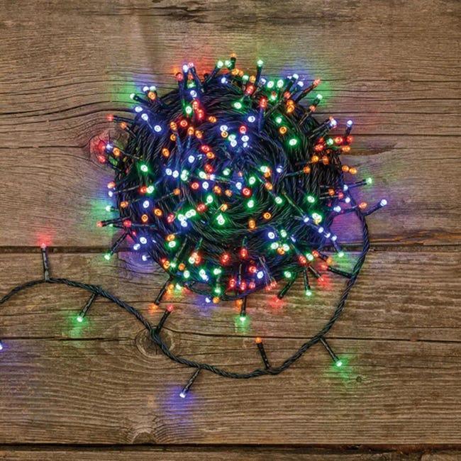 Leroymerlin Catena Luminosa 300 Lampadine LED Multicolore 12.5 M