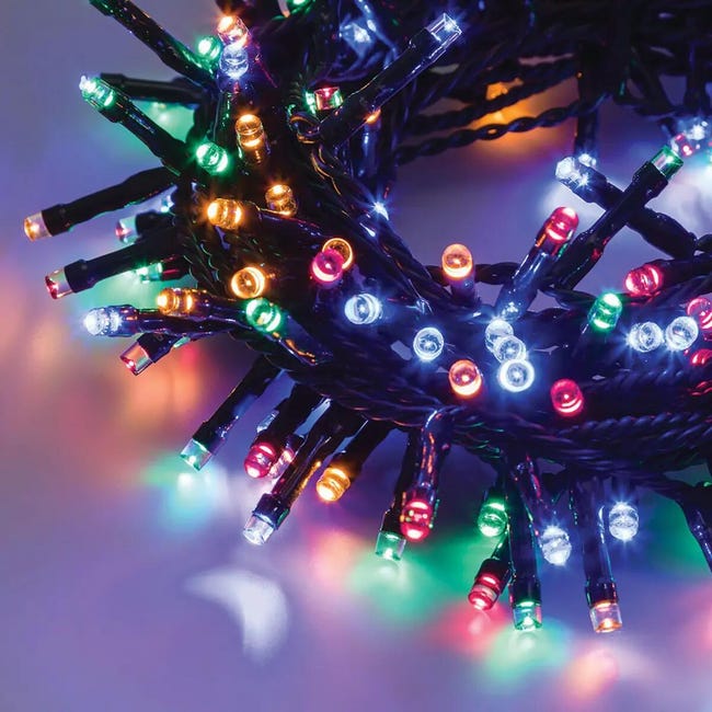 Leroymerlin Catena luminosa 300 lampadine LED multicolore 12.5 m