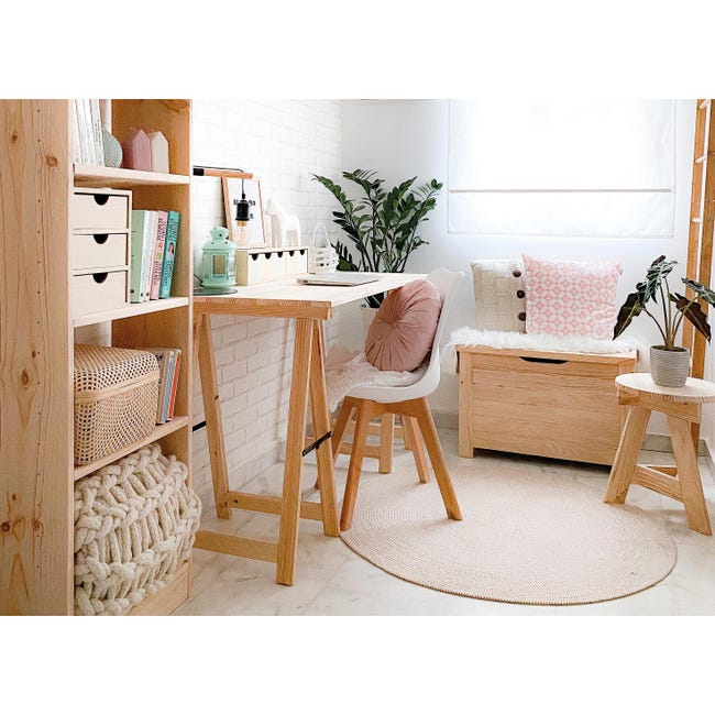 Leroymerlin Cavalletto Pino Professionale L 53 X P 53 X H 75 Cm Legno Naturale