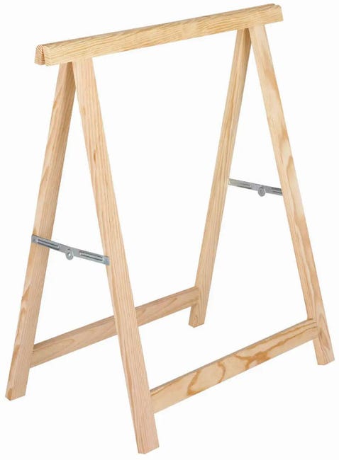 Leroymerlin Cavalletto pino Standard L 73.5 x P 73.5 x H 74 cm legno naturale