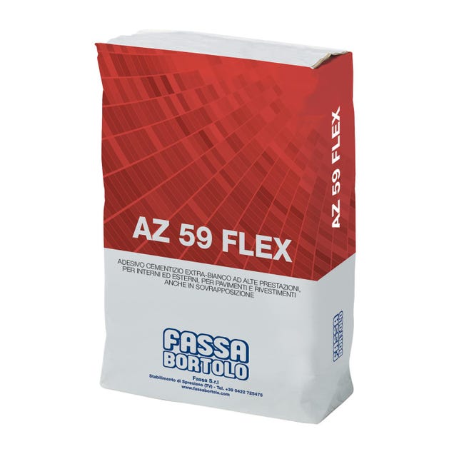 Leroymerlin Colla in polvere AZ59 FLEX FASSA BORTOLO 25 kg bianco C2TES1