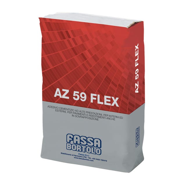 Leroymerlin Colla in polvere AZ59 Flex FASSA BORTOLO 25 kg grigio C2TES1