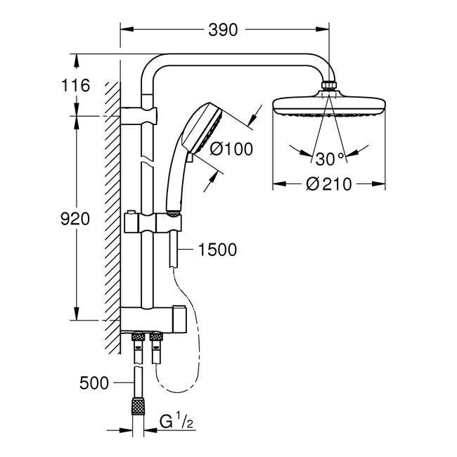Leroymerlin Colonna Doccia Senza Rubinetto Start Clova