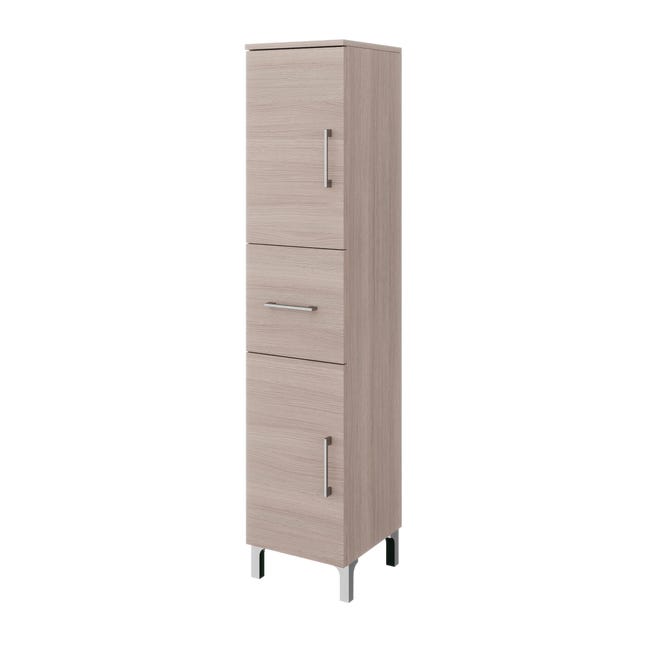 Leroymerlin Colonna per mobile bagno SYMOA 1 cassetto 2 ante P 33.5 x L 31.5 x H 148 cm rovere naturale legno