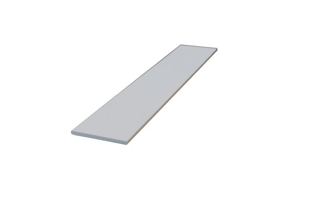 Leroymerlin Coprifilo per finestra PRO1002 in pvc colore bianco P 3 x H 60 x L 3000 mm