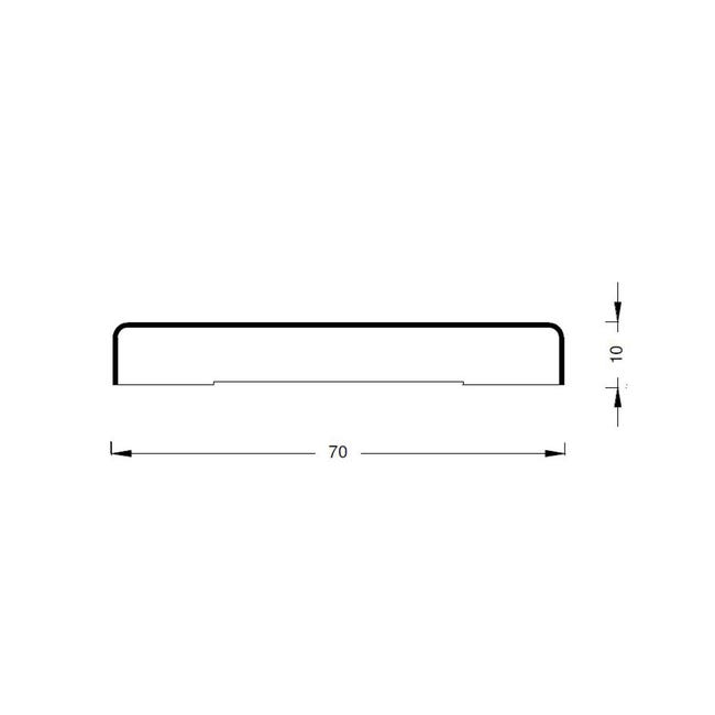 Leroymerlin Coprifilo Per Porta Da Interno In Legno Colore Naturale P 10 X H 70 X L 2250 Mm 5 Pezzi
