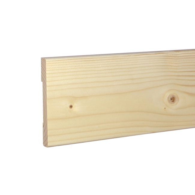 Leroymerlin Coprifilo per porta da interno Mostrina 80x10 abete massello in legno colore naturale P 10 x H 80 x L 2250 mm 5 pezzi