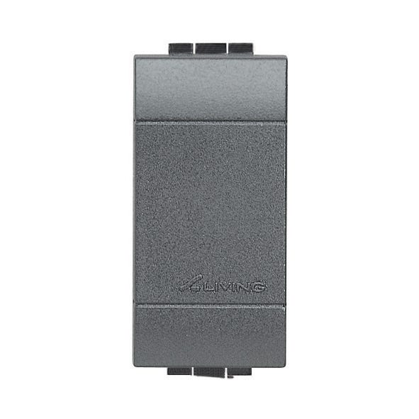 Leroymerlin Copritasto per interruttore BTICINO Living light nero