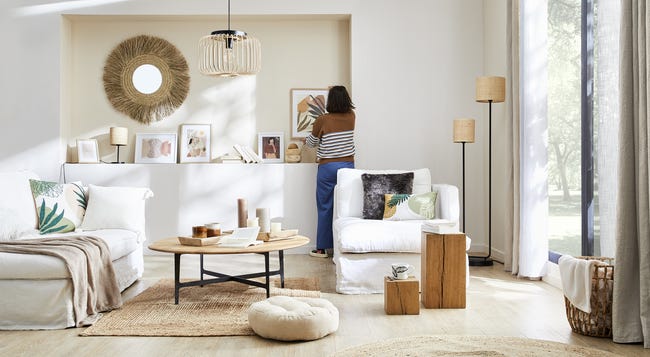 Leroymerlin Cuscino INSPIRE Dolma Bianco 45 X 45 Cm