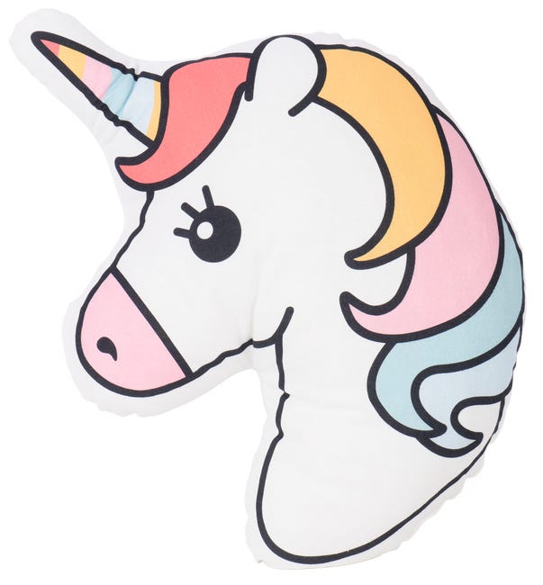 Leroymerlin Cuscino INSPIRE Unicorno Fucsia 50 X 66 Cm