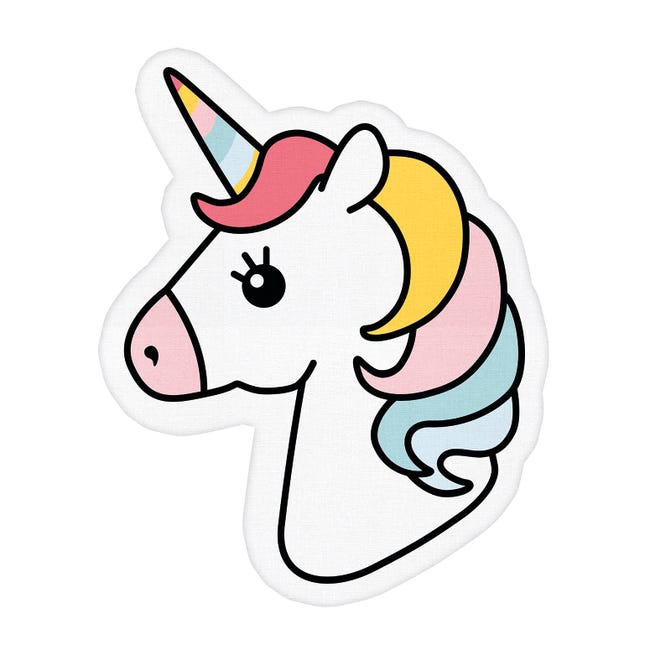 Leroymerlin Cuscino INSPIRE Unicorno Fucsia 50 X 66 Cm