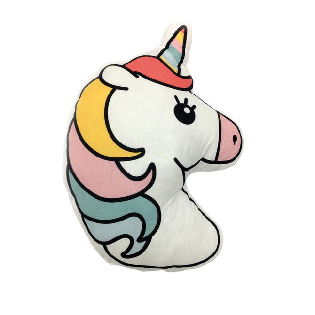 Leroymerlin Cuscino INSPIRE Unicorno fucsia 50 x 66 cm