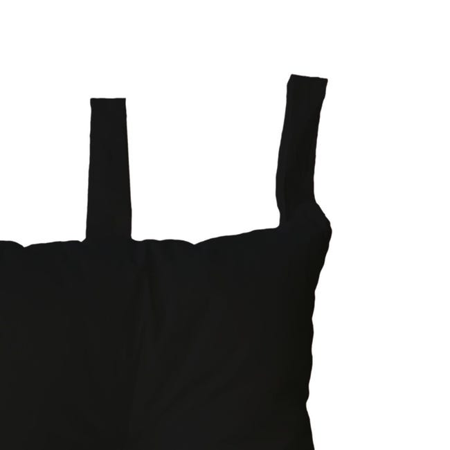 Leroymerlin Cuscino Testata Letto Panama Nero 45 X 70 Cm