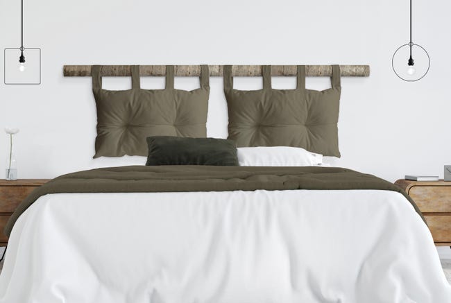 Leroymerlin Cuscino Testata Letto Panama Nocciola 45 X 70 Cm