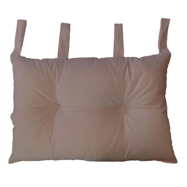 Leroymerlin Cuscino testata letto Panama rosa cipria 45 x 70 cm