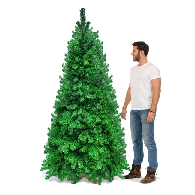 Leroymerlin Dasher - Albero di Natale in PVC ø110 x 210H cm 1100 rami