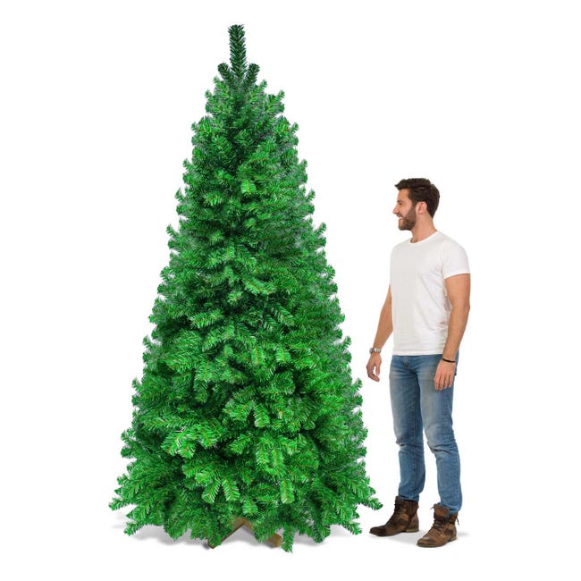 Leroymerlin Dasher - Albero di Natale in PVC ø125 x 240H cm 1550 rami