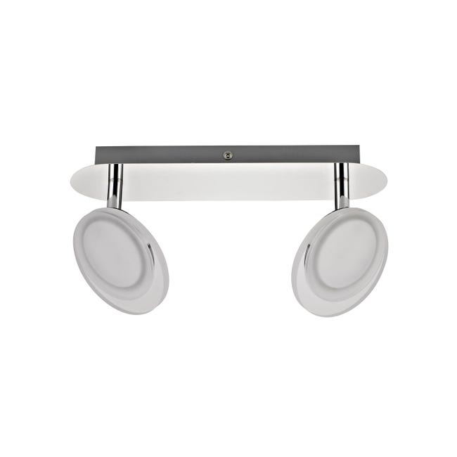 Leroymerlin Faretto Decorativo Con Fonte Luminosa LED Loob New Cromo 2xINSPIRE