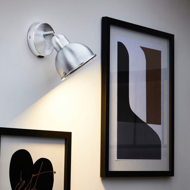 Leroymerlin Faretto decorativo senza fonte luminosa 1 luci Farell E14 INSPIRE