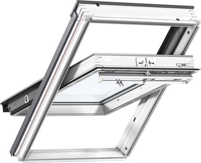 Leroymerlin Finestra Da Tetto (faccia Inclinata) VELUX GGL PK04 2070 Manuale L 94 X H 98 Cm Bianco