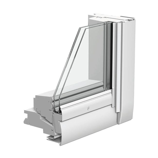 Leroymerlin Finestra Da Tetto (faccia Inclinata) VELUX GGL PK04 2070 Manuale L 94 X H 98 Cm Bianco