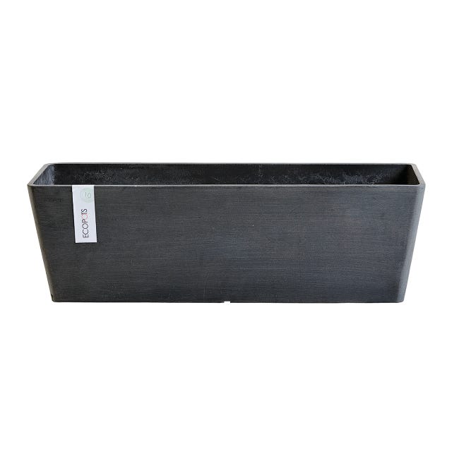 Leroymerlin Fioriera BRUGES ECOPOT'S in resina antracite H 17 cm L 55 x P 17 cm