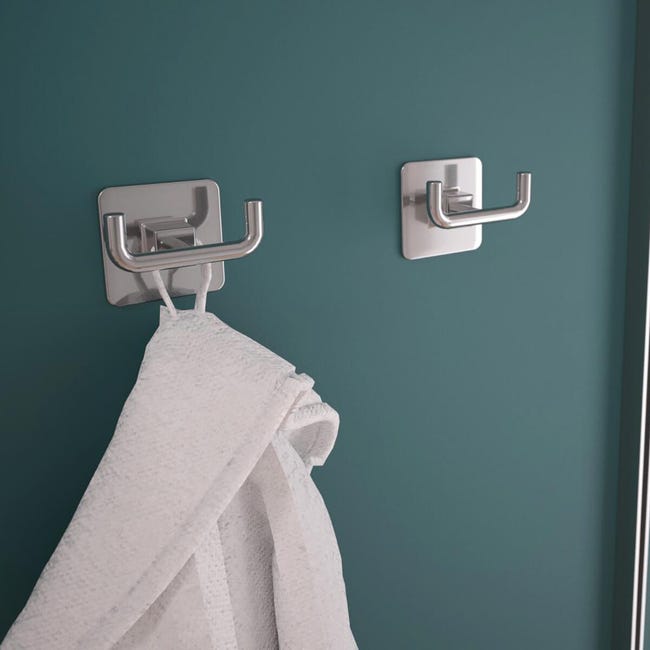 Leroymerlin Gancio Adesivo METAFORM Cold Wind 2 Ganci Portata Massima Kg